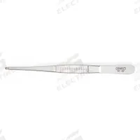 GENERAL Tweezers: Stainless Steel, Round, Straight Tip, 1 mm Tip Thick (MPN 3G959). Key specifications — attr1002355: Stainless Steel; attr1002345: GENERAL; attr1002348: Stainless Steel; attr1002358: Serrated.