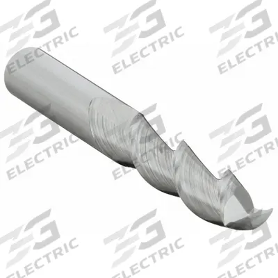 CLEVELAND Square End Mill: Carbide, 2 Flute, 3/4" Mill Dia, 1" LOC, 4" OAL (MPN C60503) - Carbide Square End Mills for Aluminum