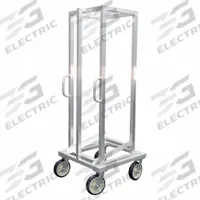 NEW AGE INDUSTRIAL Sheet Pan Dolly: 140 lb Max Load Capacity, 73 in Overall Ht, 27 3/4 in Overall Wd (MPN 50112). Key specifications — Product Type: Sheet Pan Dolly; Caster Type: (4) Swivel; Brand: NEW AGE INDUSTRIAL; NSF Certified: No.