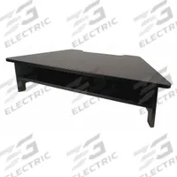 VICTOR Monitor Stand: Black, Non-Slip Rubber Pads, 6 1/2 in Max Ht, 6 1/2 in Min Ht, Wood (MPN DC050). Key specifications — attr991949: VICTOR; attr991954: Scanners.