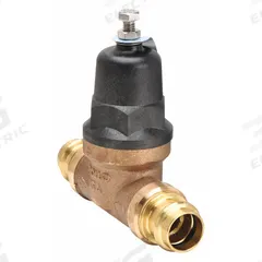 APOLLO Water Pressure Reducing Valve: Press x Press, 3/4 in Pipe Size, Bronze, 29.7 psi to 89.7 psi (MPN 36ELF10401PR). Key specifications — Brand: APOLLO; Low-Lead Compliance: Low-Lead Compliant.
