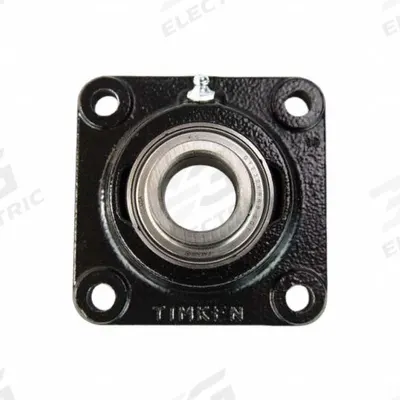 TIMKEN Flange Mount Bearing: Radial Ball, 1 7/16 in Bore, Cast Iron, Set Screws - General Purpose Flange-Mount Ball Bearings