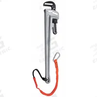 PROTO Pipe Wrench: Aluminum, 4 in Jaw Capacity, Serrated, 24 in Overall Lg, I-Beam (MPN J824A-TT). Key specifications — attr309808: I-Beam; attr309815: Aluminum; attr324941: PROTO.