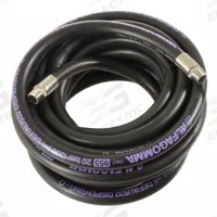 DEF Hose Assembly: Stainless Steel M x Stainless Steel M, 3/4 in Hose Inside Dia, 50 ft Hose Lg (MPN DEF075-50MM-SS). Key specifications — Hose Color: Black; Temperature Range: -40° to 140° F.