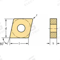 WALTER Diamond Turning Insert: CNMG434-MK5 WKK20S, CNMG120416-MK5 WKK20S (MPN 6123895). Key specifications — attr257732: CNMG434-MK5 WKK20S; attr257733: CNMG120416-MK5 WKK20S.
