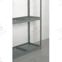 TENNSCO Decking: 48 in x 36 in, 2,250 lb Load Capacity, Steel, 5 ga Decking, Gray, Decking (MPN ZWD-4836 MG). Key specifications — Decking Material: Steel; Decking Finish: Powder Coated; Color: Gray; Brand: TENNSCO; Product Type: Decking.