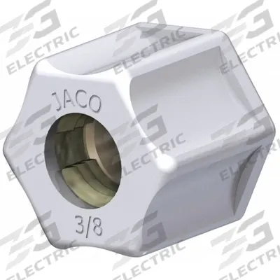 JACO Gripper Nuts: 1/4 in OD Size, Compression, Nylon - General Purpose Nylon Compression Fittings