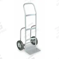 DAYTON General Purpose Hand Truck: 400 lb, Flow-Back, Silver, Aluminum, Semipneumatic (MPN 3W154). Key specifications — Brand: DAYTON.