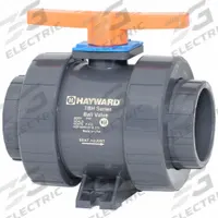HAYWARD FLOW CONTROL Manual Two-Way Ball Valve: 2 1/2 in, PVC, Straight, 235 psi Max. Pressure (CWP) (MPN TBH1250A0SV0000). Key specifications — attr1008170: HAYWARD FLOW CONTROL; attr1017899: Locking Tee.