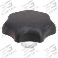 KIPP Hand Knob: 7 Point, Plastic w/ Steel Thread, M8 Thread, 17 mm Thread Lg, 50 mm Dia (MPN K0153.2081). Key specifications — Brand: KIPP.