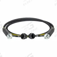 Hydraulic Hose Assembly: 1/4 in ID, CH604 x CH604, 10 ft Lg, Black, 3/8 in x 3/8 in Fitting Size (MPN HC9210C). Key specifications — Hose Color: Black; Hose Tube Material: Steel; Fitting Type: CH604 x CH604; Manufacturer Part Number: HC9210C; Brand: ENERPAC.