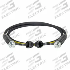 Hydraulic Hose Assembly: 1/4 in ID, CH604 x CH604, 10 ft Lg, Black, 3/8 in x 3/8 in Fitting Size (MPN HC9210C). Key specifications — Hose Color: Black; Hose Tube Material: Steel; Fitting Type: CH604 x CH604; Manufacturer Part Number: HC9210C; Brand: ENERPAC.