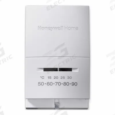 HONEYWELL HOME Low Voltage Thermostat: Heat Only, R/W, No Fan Setting, On - Analog Thermostats