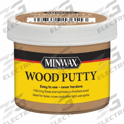 MINWAX Wood Putty: Wood Repair, 3.75 oz Container Size, Pail - Wood Repair Putties