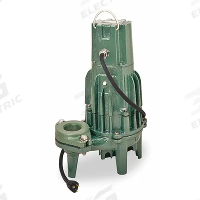 ZOELLER Effluent Pump: 1 1/2 hp, 230V AC, Three Phase, 140 gpm Flow Rate @ 10' of Head - General Purpose Effluent Pumps
