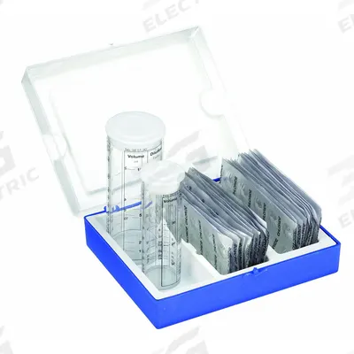 LOVIBOND Chloride Water Test Kit: Chloride, 5 to 5,000 mg/L, 5 mg/L, 30 Tests - Water Quality Test Kits