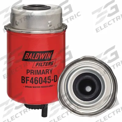 BALDWIN FILTERS Fuel Filter: Cartridge, 6 1/8 in Overall Lg, 3 1/8 in Outside Dia - Can-Type Fuel/Water Separators