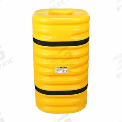 APPROVED VENDOR Column Protector: 10 in (I-Beam)/10 in (Round)/10 in (Square) - Column Protectors with Square Centers