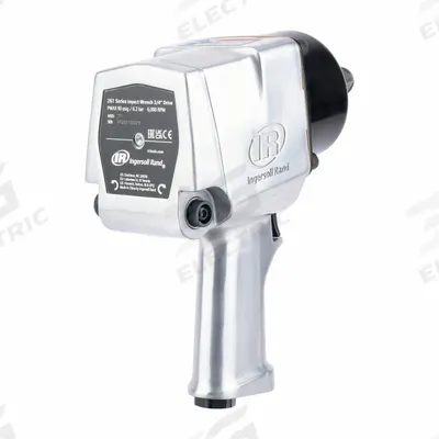 INGERSOLL RAND Air Impact Wrench: Full-Size, 3/4 in Drive, Pistol-Grip, Square - Pistol-Grip Air-Powered Impact Wrenches with Standard Anvils