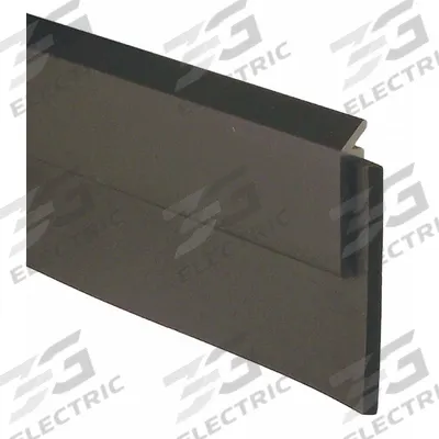 PEMKO Door Weatherstripping: Flat Insert, 8 ft Lg, 2 1/4 in Wd - Metal Leaf Weatherstripping
