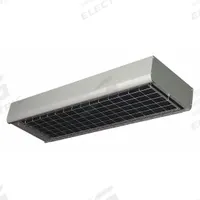 FOSTORIA Electric Infrared Heater: 9500W Watt Output, 240V AC, 1 or 3 Phase, Hardwired, Aluminum (MPN FSA-9524-3). Key specifications — Wattage Output: 9500W; Voltage: 240V AC; Brand: FOSTORIA; Electrical Connection: Hardwired; Element Type: Flat Panel Emitter; Housing Color: Silver; Housing Material: Aluminum; Overall Dimensions - L x W x D: 47-1/16 in x 14-3/4 in x 9-1/4 in.