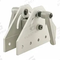Pivot Bracket: 7 1/2 in x 6 17/32 in, Silver, Aluminum, 21/64 in Mounting Hole (MPN 4453). Key specifications — Brand: 80/20; Mounting Type: Slide-In; Product Type: Pivot Bracket Assembly; Includes: Shoulder Bolt; Material: Aluminum.