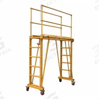 TELE-TOWER Scaffold: Steel, 2 ft to 11 ft, 19 in x 72 in, 1,000 lb Load Capacity (MPN 1101). Key specifications — Brand: TELE-TOWER; Height Adjustability: Fixed Height; Included Components: Toeboard.