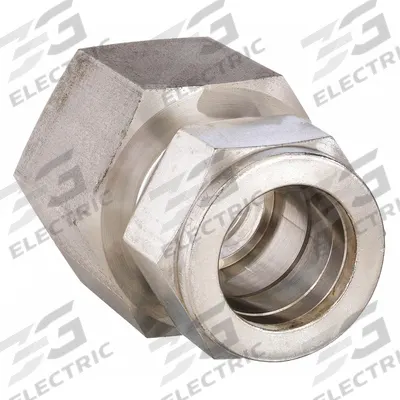 PARKER Compression Fitting Adapter: 1 in OD x 1 in Pipe Fitting Size - Double-Ferrule Stainless Steel Fittings