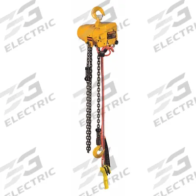 HARRINGTON Air Chain Hoist: Push Trolley, 57 fpm Lift Speed, 1,000 lb Lifting Capacity - Push-Trolley Air Hoists