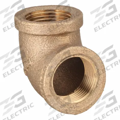 APPROVED VENDOR Metal Pipe Elbow: 90° Elbow, 3/4 in x 3/4 in, Class 125, None Brass - Threaded Low-Pressure Pipe Fittings for Potable Water