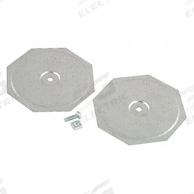 BELL Knockout Seal: Steel, 3 in Conduit Hole Size, Steel, Zinc Electroplated - Electrical Enclosure Hole Seals