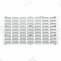 DIAMOND STORAGE SOLUTIONS Louvered Panel: 19 in x 36 in x 7/16 in, 1 Sides, 0 Bins, White (MPN LP-3619-WHI-2). Key specifications — attr38851: White; attr38864: Powder Coated; attr38845: DIAMOND STORAGE SOLUTIONS.