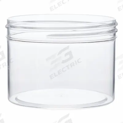 QORPAK Laboratory Jar: Polystyrene, 8 fl oz, 88.9 mm Body Dia, 89-400 mm Screw Closure Size - Polystyrene Lab Jars