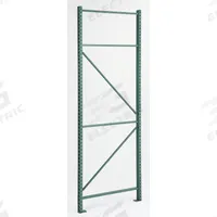 STEEL KING Upright Frame: Teardrop, 12 ft Overall Ht, 42 in x 3 in, Green, Steel (MPN RTFAP042144F01VG). Key specifications — Color: Green; Brand: STEEL KING.