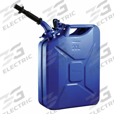 WAVIAN Gas Can: 5.3 gal Capacity, Gasoline, Steel - Metal Fuel & Gas Cans