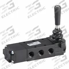 PARKER Manual Air Control Valve: DirectAir 4, Four-Way / Three-Position, Lever, 1/4 in Female NPT (MPN 522811000). Key specifications — attr1084737: Aluminum; attr1084764: Manual Air Control Valve; attr1084778: Spool; attr1084767: DirectAir 4; attr1084731: 522811000; attr1084739: PARKER; attr1084765: Spring Return; attr1084768: DirectAir 4.