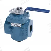 VAL-MATIC Plug Valve: For Wastewater Media, 2-Way, 1 1/2 in Pipe Size, Cast Iron, FNPT x FNPT, NPT (MPN 5801.5RTL). Key specifications — Brand: VAL-MATIC; For Media: Wastewater; Seal Material: Buna-N; Valve Flow Pattern: 2-Way; Handle: Lever.