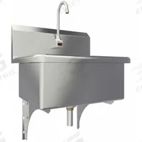 SANI-LAV Scrub Sink: 1 Stations, 10 1/2 in Bowl Dp, 22 in Bowl Lg, 16 1/2 in Bowl Wd, 1 Faucet Holes (MPN 531A-0.5). Key specifications — Includes Side Splash: Side Splash Not Included; Series: Scrub Sinks; Brand: SANI-LAV; Power Source: AC Powered.
