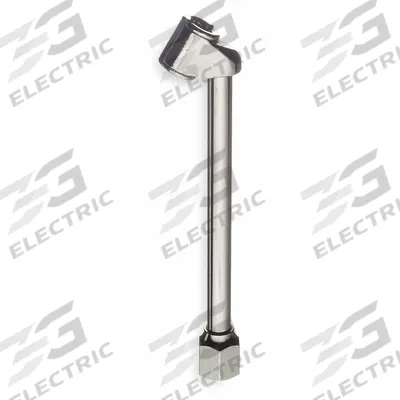 WESTWARD Angled Air Chuck: Heavy-Duty Tire Chucks, Straight Long-Reach Push-On, Dual Head