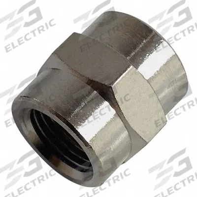 LEGRIS Metal Pipe Straight: 180° Return, 1/4 in x 1/4 in, Nickel-Plated Brass - Threaded Medium-Pressure Pipe Fittings