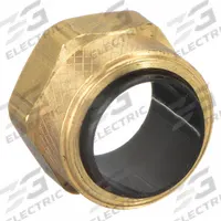 PARKER Compression Fitting Nut: 5/16 in OD Fitting Size, Compression, Brass, 10 PK (MPN 61P-5). Key specifications — attr1195695: PARKER.