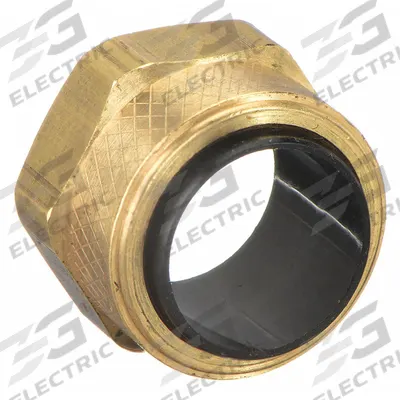 PARKER Compression Fitting Nut: 5/16 in OD Fitting Size, Compression, Brass - Creep-Resistant Self-Aligning Brass Compression Fittings