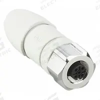 IFM M12 Circular Connector: A Coded, 5 Socket, M12 Female Thread, IP65/IP67/IP68/IP69K, Straight (MPN EVF569). Key specifications — Connector Body Type: Socket; Coding: A; Brand: IFM; Voltage Rating: 60V AC; Thread Size: M12; Mounting Type: Front Mounting; Mounting Style: Female Thread; IP Rating: IP69K.