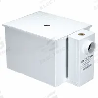 ZURN Grease Interceptor: 100 lb Capacity, 50 gpm Flow Rate, 24 1/2 in Overall Wd, 36 in Overall Lg (MPN Z1170-800-3IP). Key specifications — Material: Steel; Includes: Bronze Cleanout Plug; Brand: ZURN.