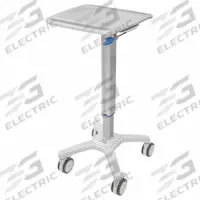 CAPSA HEALTHCARE Laptop Cart: Aluminum, (4) Swivel with Brake, Gray (MPN 1970514). Key specifications — Material: Aluminum; Brand: CAPSA HEALTHCARE; Caster/Wheel Configuration: (4) Swivel with Brake; Cabinet Color: Gray.