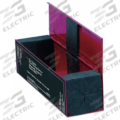 3M Fire Barrier Pass-Through Device: Square, 4 in Overall Ht, 4 in Overall Lg - Firestop Passthroughs for Cables