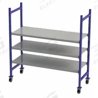 UNEX FLOW CELL Gravity Flow Rack: 76 in x 28 in x 72 in, Flat, 3 Shelves, Steel (MPN FCMFS76283). Key specifications — Brand: UNEX FLOW CELL; Decking Material: Steel.