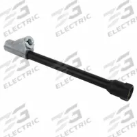 MILTON Tire Pressure Gauge: Heavy-Duty Tire Chucks, Straight Long-Reach Push-On, Dual Head, FNPT (MPN 693BLK). Key specifications — Material: Aluminum; Thread Standard: FNPT; Thread Size: 1/4 in; Application: Checking Tire Pressure; Color: Black; Brand: MILTON.