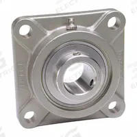 IPTCI BEARINGS Flange Mount Bearings: Radial Ball, 5/8 in Bore, SS, Set Screws, 3 3/8 in Lg (MPN SUCSF202-10). Key specifications — Brand: IPTCI BEARINGS; Lubricant Material: Mobil FM222; Mounting Bolt Size: 3/8 in; System of Measurement: Inch.
