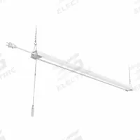 ETI 42" LED Shoplight with Pull Chain 4200LM 4000K 80CRI 120V: 4,236 lm_6,279 lm, 4000K, 120V AC (MPN B02012601A). Key specifications — Brand: ETI; Linkable Up To: 4 Fixtures; LED Replacement For: Integrated LED; Voltage: 120V AC; Color Temperature: 4000K; Emergency Battery Backup: No.
